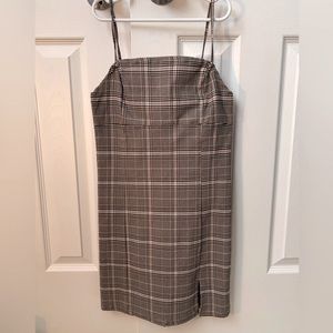 Garage Plaid Fitted Mini Dress | Women’s Size S/P